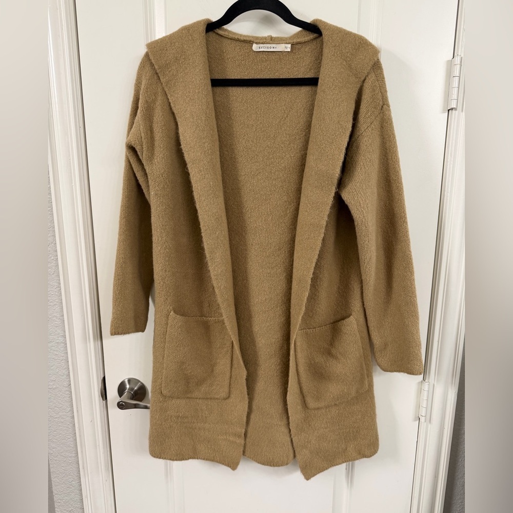 Ellison Tan Knit Sweater